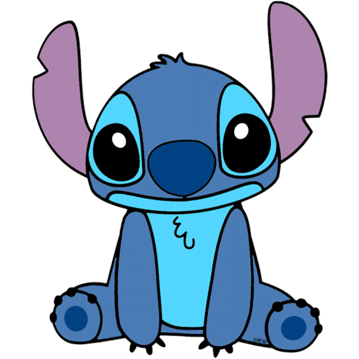 Illustratie voor Stitch kleurplaten